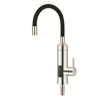 Проточный водонагреватель Zerix ELW35-EF-BLACK 3,3kW нержавейка, с индикатором температуры (ZX5970) Проточный водонагреватель Zerix ELW35-EF-BLACK 3,3kW нержавейка, с индикатором температуры (ZX5970)