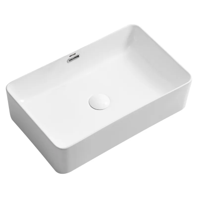 Раковина накладная с переливом Mixxus Premium QUADRO-0209 600х370х140mm (MP6522)
