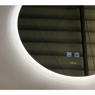 Зеркало Zerix Solo MC02-60 с LED Touch, Anti-fog, димером, регулятором яркости (ZX6065)