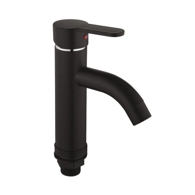 Смеситель для умывальника Plamix Raul-001-B Black (без подвода) (PM0654) Смеситель для умывальника Plamix Raul-001-B Black (без подвода) (PM0654)