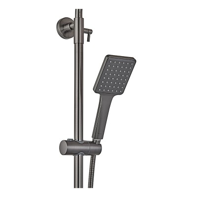 Душевая колонна со смесителем и удлинителем в комплекте Haiba Alex 003-J Graphite (HB3996)