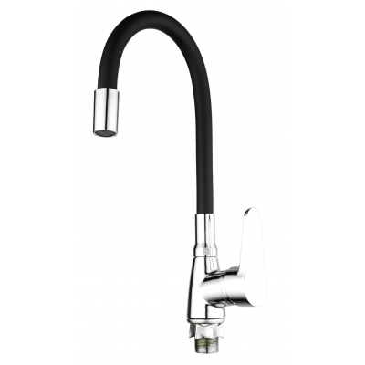 Смеситель для кухни Mixxus Elvis 014 (Nut) Refl.Black (без подводки) (MI6305)