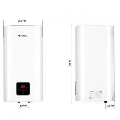 Водонагреватель Mixxus EWH-13050 CUBE WET(V) накопительный 50 л, мокрый тен 2,0 kW (WH0611)