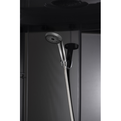 Бокс душевой без гидромассажа Mixxus STRONG SB02-90x90x215-GR SATIN с низким поддоном (MI6887)