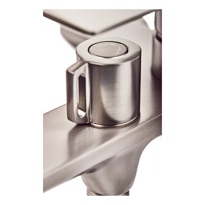 Смеситель для ванны Haiba Alex 009 Euro Graphite (HB3998)
