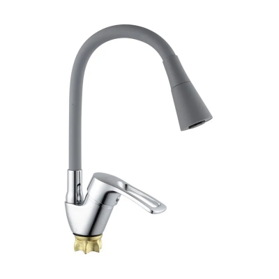 Смеситель для кухни с силиконовым изливом Champion YUB 011-181 (Nut) Refl.Grey (MI6422) Смеситель для кухни с силиконовым изливом Champion YUB 011-181 (Nut) Refl.Grey (MI6422)