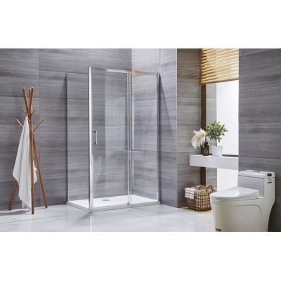 Душевая кабина без поддона Mixxus Premium DIVERSE SC03-120x80x195-TR Chrome прозрачное стекло 6мм (MI6867)