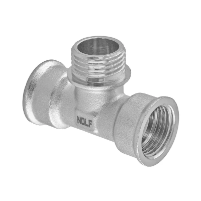 Тройник Nolf NFC.T06FMF-N-1/2''FMF никелированный (NF3098)