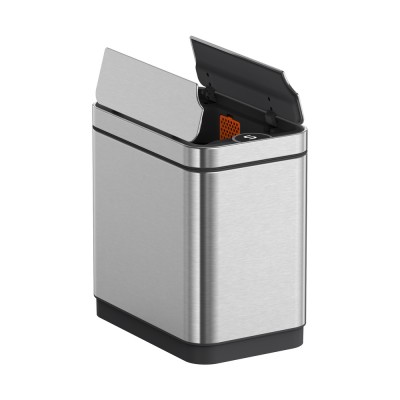 Мусорное ведро сенсорное прямоугольное Koer TC-020112-02 12 л цвет нержавейка (KR5582)