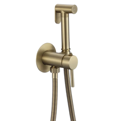 Смеситель для гигиенического душа Mixxus Premium Hans 002-A Inner Brushed Gold с лейкой (MI6922) Смеситель для гигиенического душа Mixxus Premium Hans 002-A Inner Brushed Gold с лейкой (MI6922)