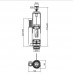 Комплект арматуры Koer KT-0301-1/2" (спускная 2-х + наполнительная) (KR5058)