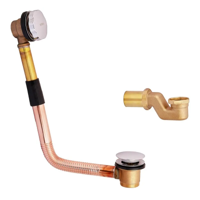 Сифон для ванны Koer BD-01-01 Click-Clack с переливом, KR5196 Сифон для ванны Koer BD-01-01 Click-Clack с переливом, KR5196