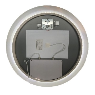 Зеркало Zerix Solo MC02-60 с LED Touch, Anti-fog, димером, регулятором яркости (ZX6065)