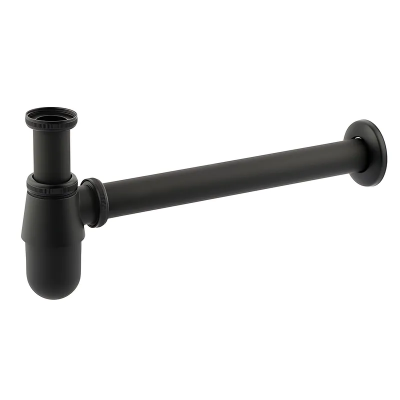 Сифон для раковины Mixxus SIPHON-01 BLACK без выпуска (под донный клапан), AC3571