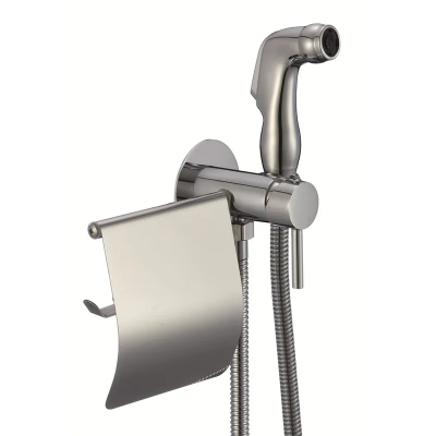 Смеситель для гигиенического душа Zerix FTR-333-B с лейкой и бумагодержателем (ZX5840) Смеситель для гигиенического душа Zerix FTR-333-B с лейкой и бумагодержателем (ZX5840)