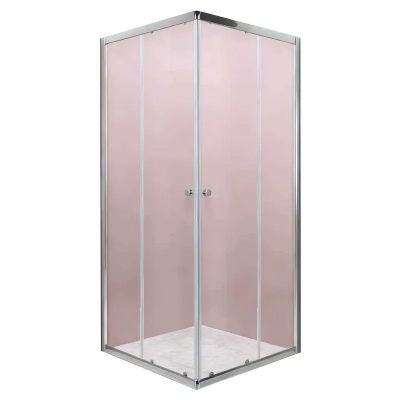 Душевая кабина без поддона MIXXUS CUBIC SC01-90x90x185-TR CHROME прозрачное стекло 4мм NEW (MI8366)