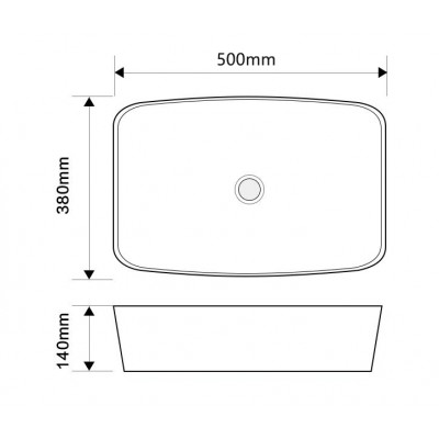 Раковина накладная Mixxus Premium DIVERSE-0109 500х380х140mm (MP6547) Раковина накладная Mixxus Premium DIVERSE-0109 500х380х140mm (MP6547)