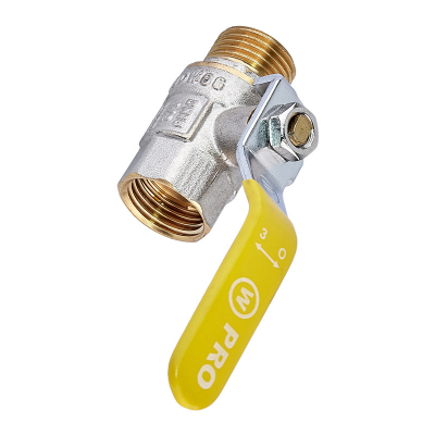 Кран шаровой ГШР (газ) Waterpro WP607-15FML-Y - 1/2" FML (WP2931)