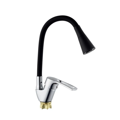 Смеситель для кухни с силиконовым изливом Champion YUB 011-181 (Nut) Refl.Black (MI6421) Смеситель для кухни с силиконовым изливом Champion YUB 011-181 (Nut) Refl.Black (MI6421)