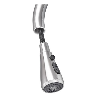 Смеситель для кухни с выдвижной лейкой Zerix PUL-014 из нержавеющей стали SUS304 (ZX5034)