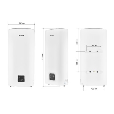 Водонагреватель накопительный MIXXUS EWH-09080 FLAT WET 80 л, мокрый тен 2 kW (WH0595)