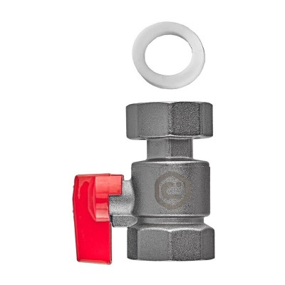 Кран шаровой Europrouct EP.610 - 1''FF ГГ с накидной гайкой, прямой (EP6217)