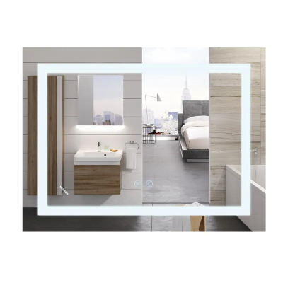 Зеркало Mixxus WARM MR12-80x70-REVERSE с LED Touch, Anti-fog, димером, регулировкой яркости (MI6936)