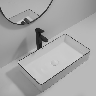 Раковина накладная Mixxus Premium QUADRO-0107 EDGE BLACK 600х340х110mm (MP6521) Раковина накладная Mixxus Premium QUADRO-0107 EDGE BLACK 600х340х110mm (MP6521)