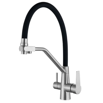 Смеситель для кухни под фильтрованую воду Mixxus FUL-021 REFL.BLACK (MX0787)