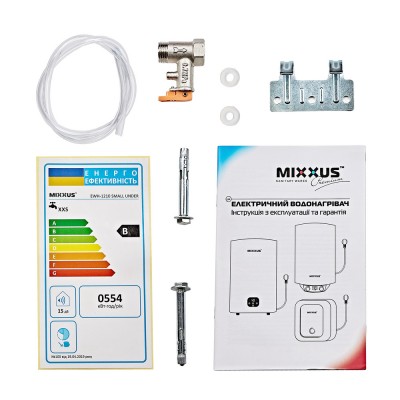 Водонагреватель накопительный под мойку MIXXUS EWH-1215 SMALL UNDER 15 л, мокрый тен 1,5 kW (WH0605)
