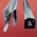 Душевая перегородка Koer SR SP03-30x200-TR-01 Walk-In (двиг. часть) прозрачное стекло Easy Clean 8мм, хром (KR5399)