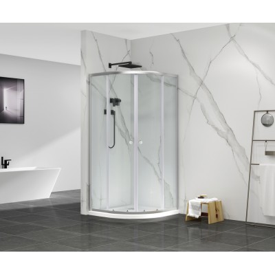 Душевая кабина без поддона Mixxus Premium DIVERSE SC01-90x90x195-TR Chrome прозрачное стекло 5мм (MI6859)