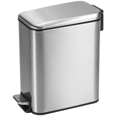 Мусорное ведро с плавным закрытием прямоугольное Mixxus Diverse-TC0312 SS Color 12л (MI7090)