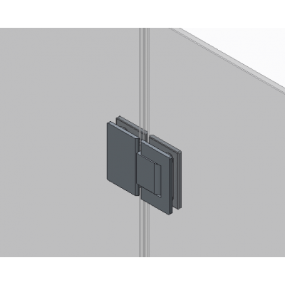 Дверь в нишу Koer SR SD04-120x200-TR-01 прозрачное стекло Easy Clean 10мм, хром (KR5387)