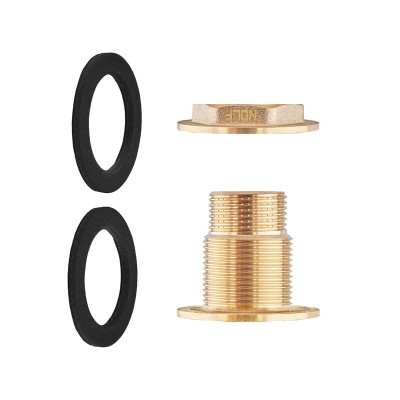 Врезка в бак с контргайкой Nolf NFC.450-08 - 3/4" латунная (NF3240)