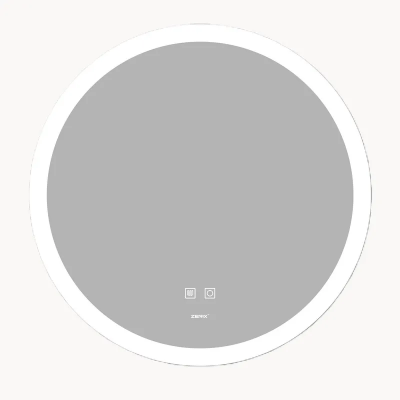 Зеркало Zerix Solo MC02-80 с LED Touch, Anti-fog, димером, регулятором яркости (ZX6066)