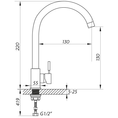 Смеситель для умывальника ZERIX LR1098-3 (LL1029) Смеситель для умывальника ZERIX LR1098-3 (LL1029)
