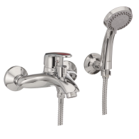 Смеситель для ванны Haiba MAGIC 009 с красной ручкой (HB0698) Смеситель для ванны Haiba MAGIC 009 с красной ручкой (HB0698)