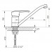 Смеситель для кухни ZERIX PED-A 127 (ZX2940)