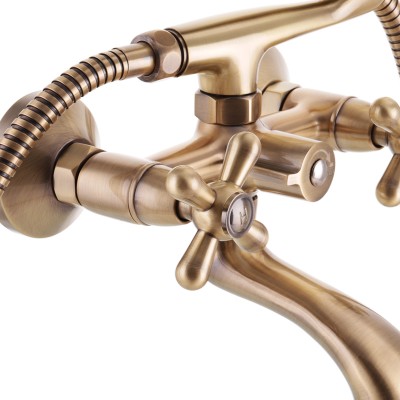 Смеситель для ванны HAIBA DOMINOX 142 EURO Бронзовый (HB3938) Смеситель для ванны HAIBA DOMINOX 142 EURO Бронзовый (HB3938)