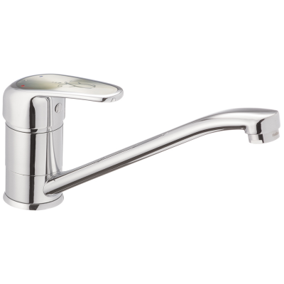 Смеситель для кухни Haiba MAGIC 004 с серой ручкой (HB0686) Смеситель для кухни Haiba MAGIC 004 с серой ручкой (HB0686)