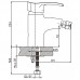 Смеситель для биде Haiba FOCUS 002 (HB0112) Смеситель для биде Haiba FOCUS 002 (HB0112)