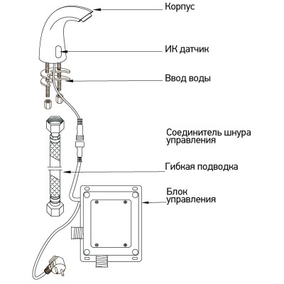 Монокран сенсорный для холодной воды MIXXUS PREMIUM PHOTO 001 (MI2836)