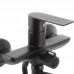 Смеситель для ванны HAIBA ALEX 006 EURO Черный (HB3925)