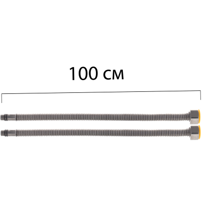 Гибкая подводка сильфонная M-10 100 см (гофрированные шланги) CHAMPION (CH0171) Гибкая подводка сильфонная M-10 100 см (гофрированные шланги) CHAMPION (CH0171)