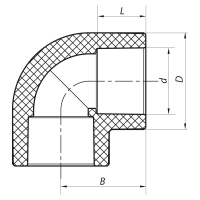 Угол 90 110 PPR KOER K0206.PRO (KP2571)