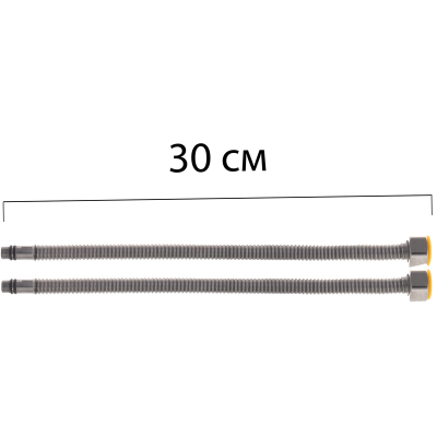 Гибкая подводка сильфонная M-10 030 см (гофрированные шланги) (ZX0169) Гибкая подводка сильфонная M-10 030 см (гофрированные шланги) (ZX0169)