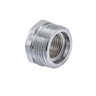 Футорка 1/2"х1" (хром) KOER KF.F0610.CHR (KF0131) Футорка 1/2"х1" (хром) KOER KF.F0610.CHR (KF0131)