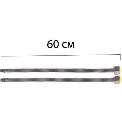 Гибкая подводка сильфонная M-10 060 см (гофрированные шланги) CHAMPION (CH0173) Гибкая подводка сильфонная M-10 060 см (гофрированные шланги) CHAMPION (CH0173)