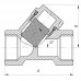Фильтр грубой очистки 1-1/2" (KOER KR.F01) (KR2870)